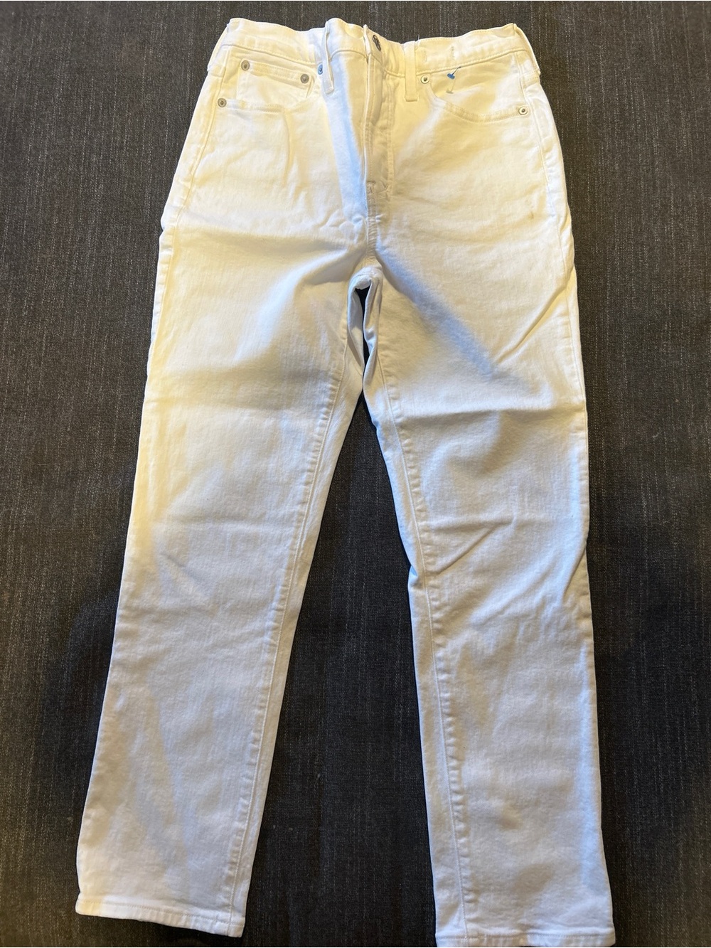 Madewell The Perfect Vintage White Straight Leg Jeans Size 27